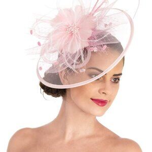 Gorgeous Baby Pink Fascinator Hat | Brand New in Box!